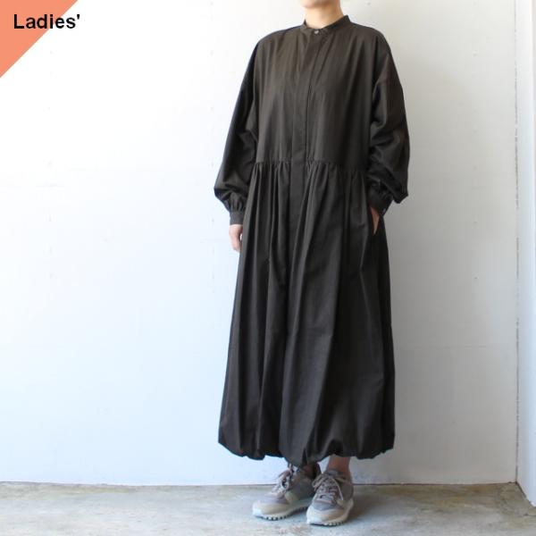 HAVERSACK 墨染ブロードバンドカラーワンピース Ink dyed broad bandcol...