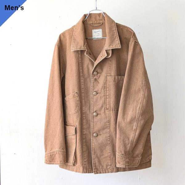 Soundman　Eagle / 中白硫化染めコットンダックレイルロードジャケット 421M-553...