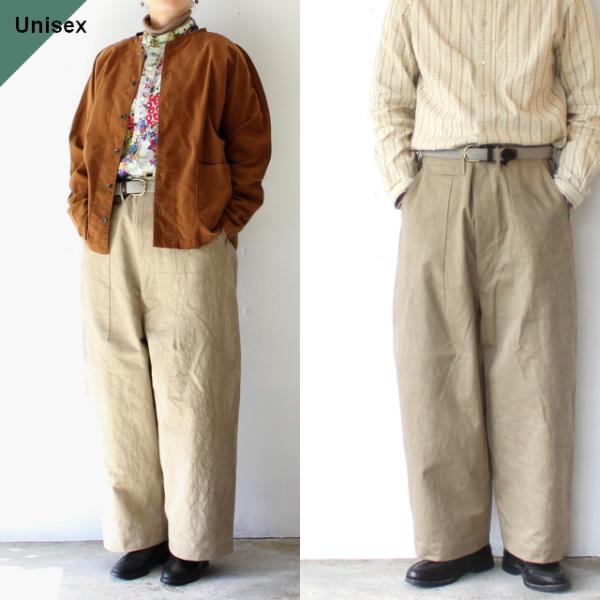 HAVERSACK 高密度ツイルワイドトラウザー Twill Wide Trousers / 862...