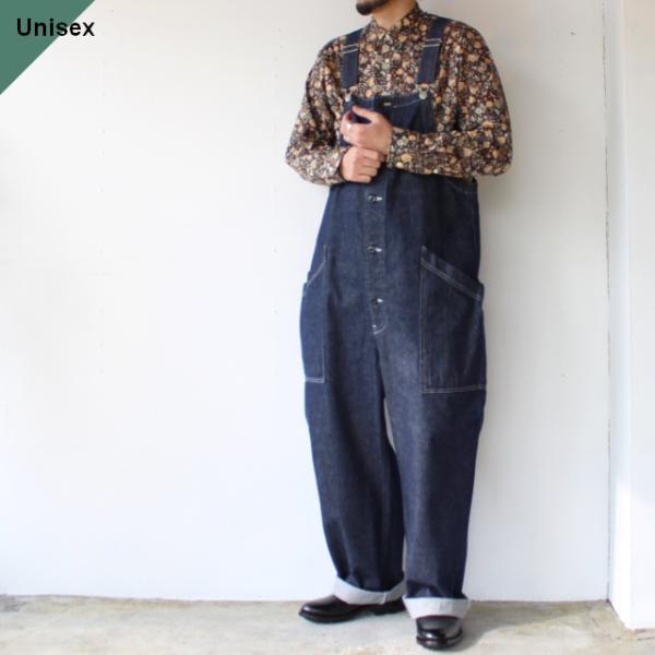 HARVESTY デニムクロスオーバーオール DENIM CLOTH OVERALLS / A120...