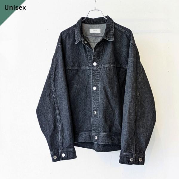Petrole / amne 12.8ozデニムブルゾン 12.8oz denim omit blo...