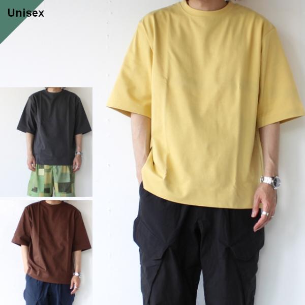 amne ５分袖クルーネックT JERSEY HS Tee