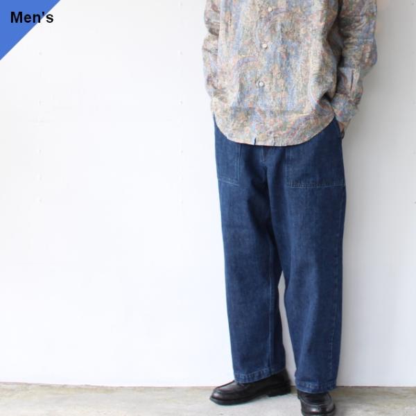 【20%OFF】Upscape Audience 青耳セルビッジデニムベイカーパンツ （Indigo...