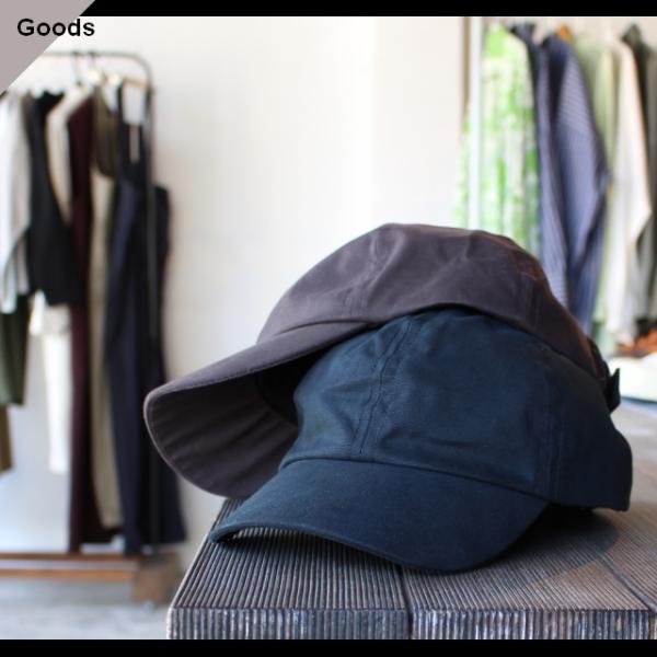 Au vrai chic Britain　Fold Brim Cap / Twill （ブラウン、ネ...