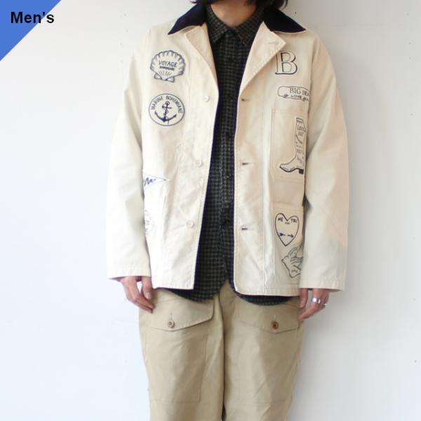 Bohemians ワッペンパッチワークダックワークジャケット GERMAN DUCK SIGN B...