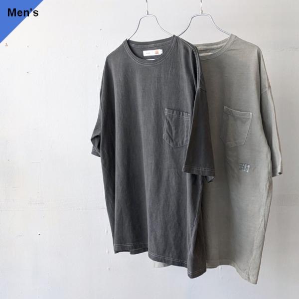 melple ピグメントヴィンテージポケットTee / Pasadena Pocket S/S （m...