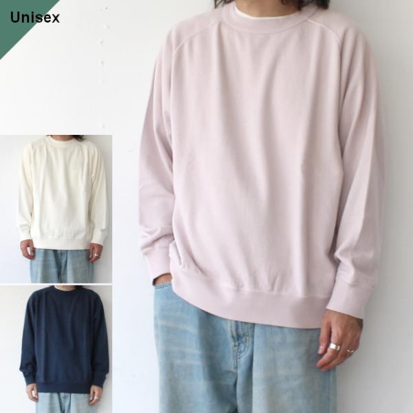 Siora コットンウール裏毛スウェットクルー Cotton wool french terry s...