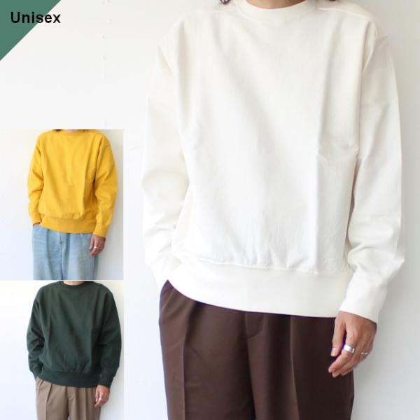 Siora 丸編みヘビーウェイトクルー Fleece machine reverse crewnec...