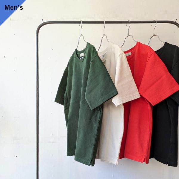 Siora ヘビーウェイト天竺クルーネックTee / 1816 Fleece machine hea...