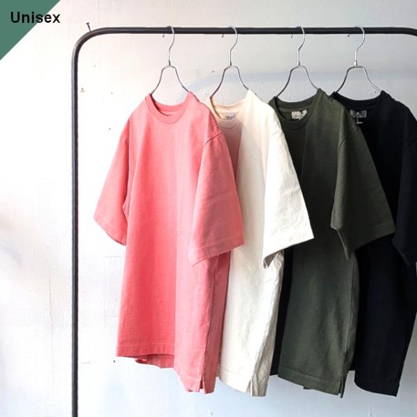 Siora ヘビーウェイト天竺クルーネックTee / 1816 Fleece machine hea...