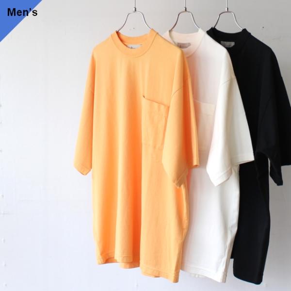 Siora ピンタッククルーネックポケットT / No Fuzzing Pin Tuck Pocke...