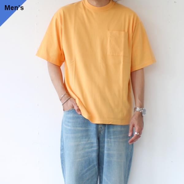 Siora ピンタッククルーネックポケットT / No Fuzzing Pin Tuck Pocke...