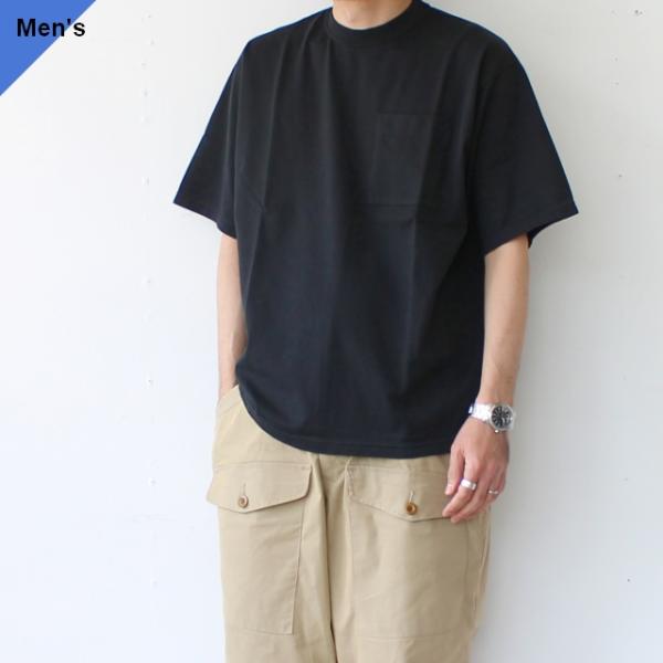 Siora ピンタッククルーネックポケットT / No Fuzzing Pin Tuck Pocke...