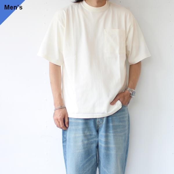 Siora ピンタッククルーネックポケットT / No Fuzzing Pin Tuck Pocke...