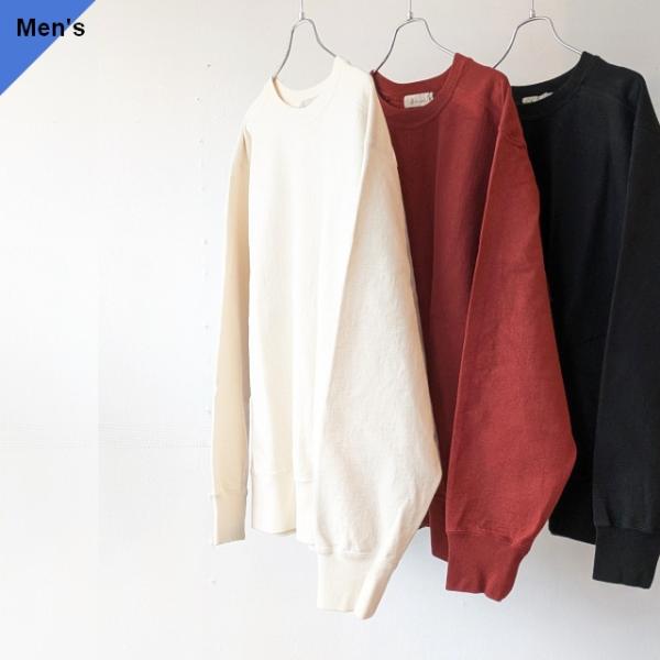 Siora 度詰めヘビーウェイトクルー Fleece machine reverse crewnec...