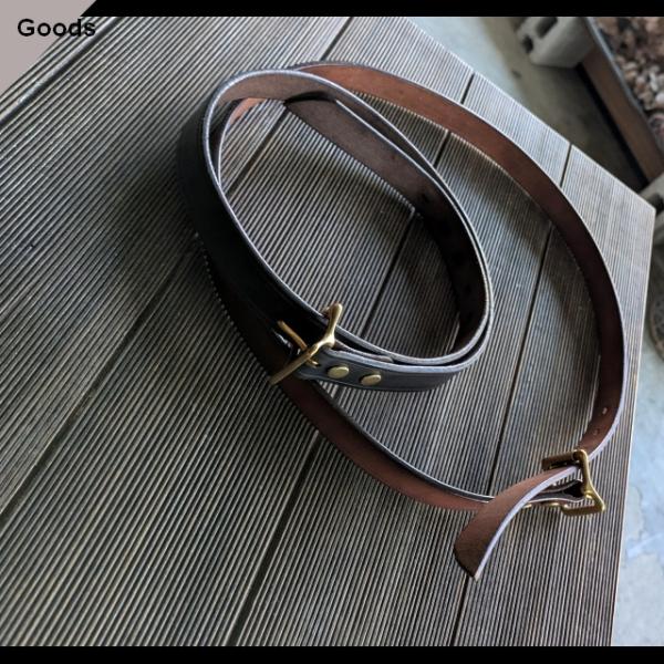 vasco レザーベルト LEATHER GARRISON BELT -NARROW-　VS-603