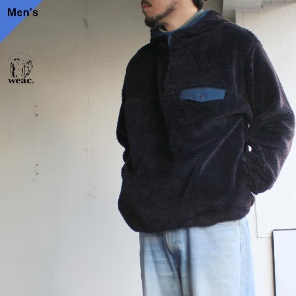 weac. フリースパーカー PARKA PLEASE ブラック