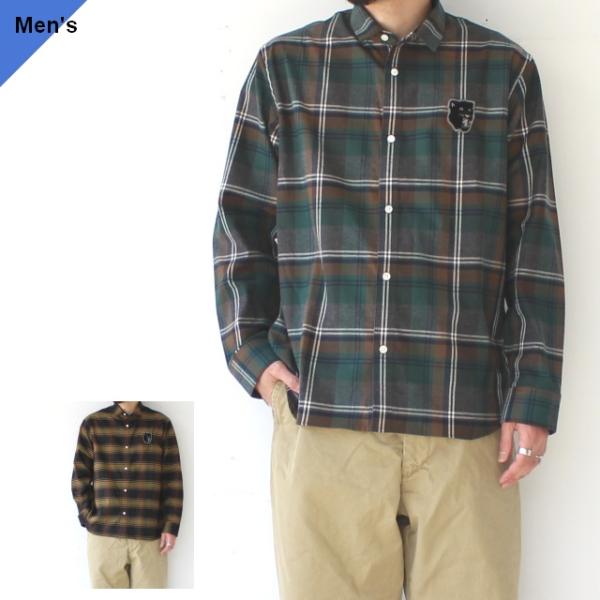 weac. TAIGAKUN コットンフランネルチェックシャツ