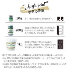 ペンキ 塗料 塗装 水性 アクリル塗料 マット...の詳細画像5