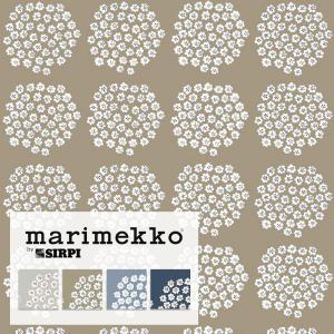 壁紙 おしゃれ 輸入壁紙 不織布  marimekko マリメッコ PUKETTI プケッティ 17910 17911 17912 17913 1ロール はがせる壁紙 花柄｜c-ranger