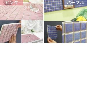 タイル 壁に貼る タイルシート シール デコレ...の詳細画像2