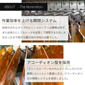 ビニールカーテン ドアカーテン 開閉式 The...の詳細画像2