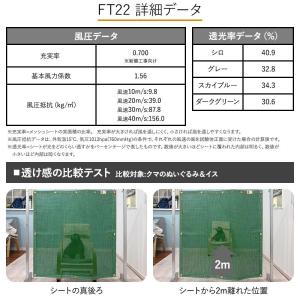 車庫防雪ネット カーポート ベランダ フェンス...の詳細画像2