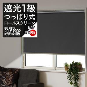 友安製作所 ロールスクリーン つっぱり 穴あけ不要 賃貸 目隠し 無地