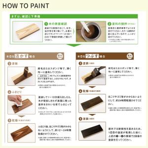 ペンキ ステイン 木部 油性 低臭 木目を活か...の詳細画像5