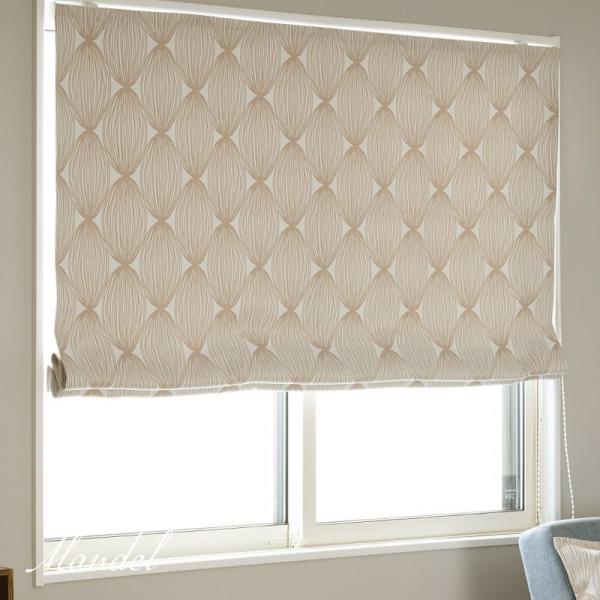 ローマンシェード 遮光2級 おしゃれ ドラム型 幅34〜50cm 丈50〜100cm YH814 マ...