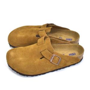 BIRKENSTOCK◇BOSTON/サンダル/40/ベージュ/スウェード : セカンド