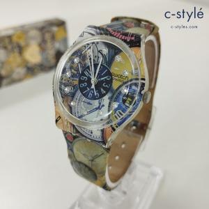 B457 [動作品] Swatch スウォッチ 腕時計 マルチカラー 時計柄 クォーツ TIMESP...