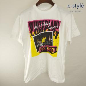 E727 [人気] Sex Pistols セックスピストルズ WINTERLAND CONCERT Tシャツ L ホワイト | G★｜c-styles