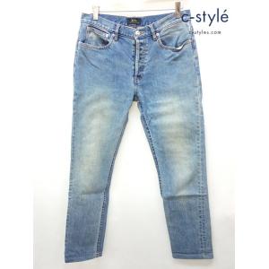 [人気] A.P.C. アーペーセー デニムパンツ 29 インディゴ プチニュースタンダード ストレ...