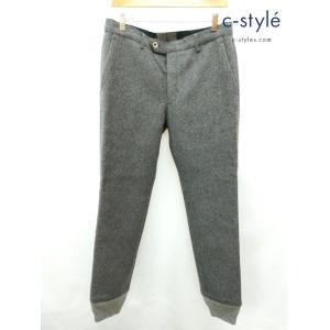 J036 [人気] 平林洋服店 ヒラバヤシヨウフクテン パンツ グレー 日本製 ジョガースラックス ...