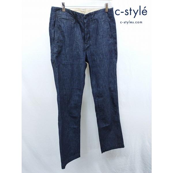 J103 [人気] FULL COUNT フルカウント デニムパンツ 34 インディゴ 綿100% ...