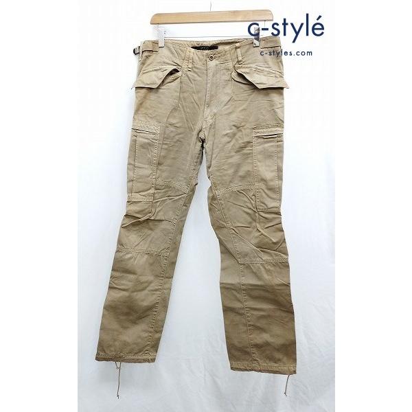 J115 [人気] sage de cret サージュデクレ カーゴパンツ M ベージュ 綿100%...