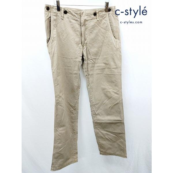 J116 [人気] sage de cret サージュデクレ パンツ M ベージュ 綿100% 日本...