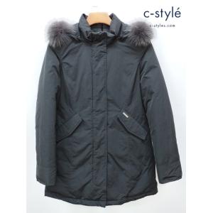 P021 [秋冬物][人気] WOOL RICH ウールリッチ ダウンコート 14 ブラック キッズ 男の子 女の子 LUXURY ARCTIC PARKA | O★