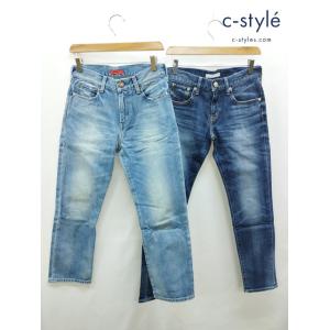 P244 [セット] RED CARD レッドカード デニムパンツ 23 インディゴ 綿100% 日...