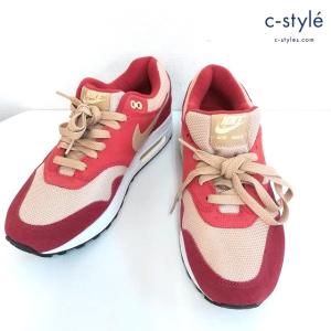 P681 [人気] NIKE ナイキ スニーカー 26cm レッド×ベージュ AIR MAX 1 PREMIUM RETRO 908366-600 | O★｜c-styles