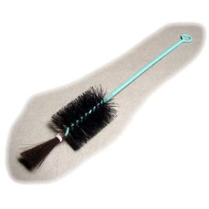 試験管ブラシ（小） 黒豚毛　ビニール巻柄