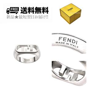 K320-SV-M.. FENDI フェンディ リング 指輪 FF ロゴ イタリア製 7AJ548B08F0TH0 新品 ★ シルバー｜c-trust