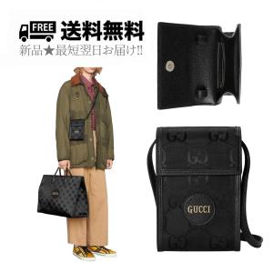 K397.. GUCCI グッチ ショルダーバッグ ストラップ ナイロン ロゴ イタリア製 新品 ★ 1000 ブラック｜c-trust