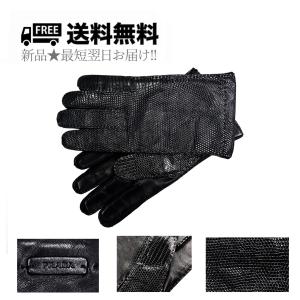 LOEWE（ロエベ） 超美品 アナグラム レザー グローブ 手袋 メンズ