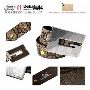 GUCCI（グッチ） ベルト GG SUPREME BELT ブラック メンズ 411924