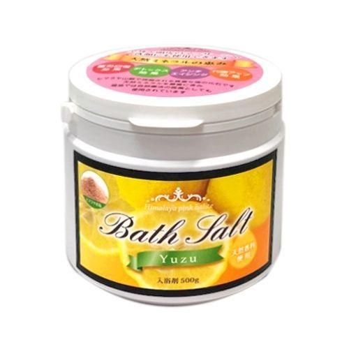 【送料無料】フォレスト・ラボ ヒマラヤピンク岩塩入浴剤 柚子の香り 500g バスソルト 天然 ピン...
