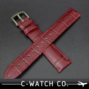 ヒルシュ HIRSCH 腕時計ベルト デューク バーガンディ アビエ式バネ棒付き 18mm 20mm 送料無料 高級時計バンド｜c-watch