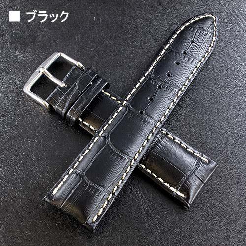 ヒルシュ HIRSCH 腕時計ベルト モデナ ブラック アビエ式バネ棒付き 18mm 19mm 20...