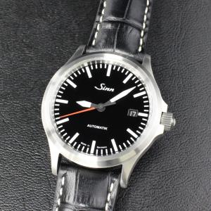 Sinn（ジン） 純正 替えバンド ヴィンテージカウレザー ブラック